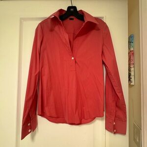 Brand New Theory Coral Blouse in small
